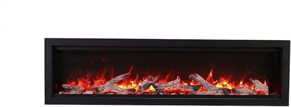 TRU-VIEW-SLIM-72-3 Sided Electric Fireplace