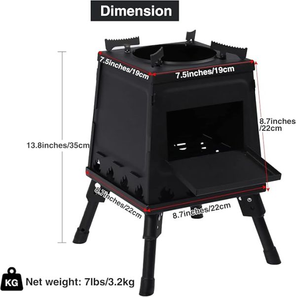 Lineslife Wood Burning Camp Stove