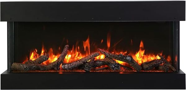 TRU-VIEW-SLIM-72-3 Sided Electric Fireplace