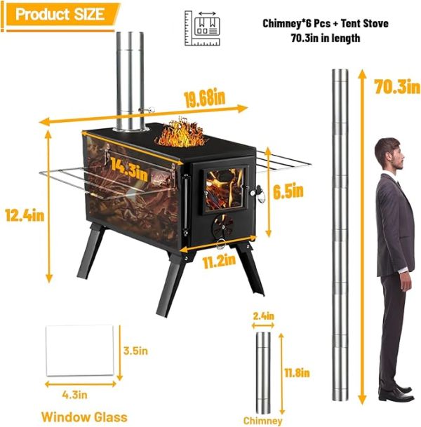 AVOFOREST Wood Burning Stove